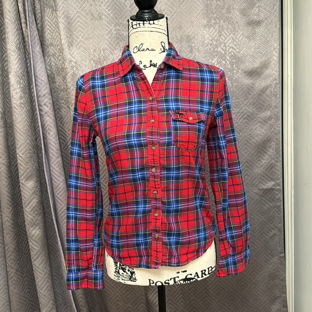 Abercrombie Plaid Button Down